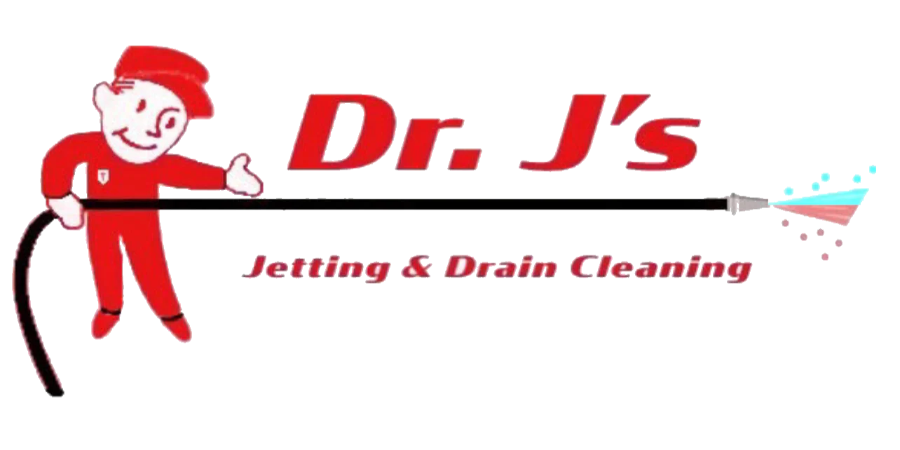 A logo for dr j's jeting and drain cleaning